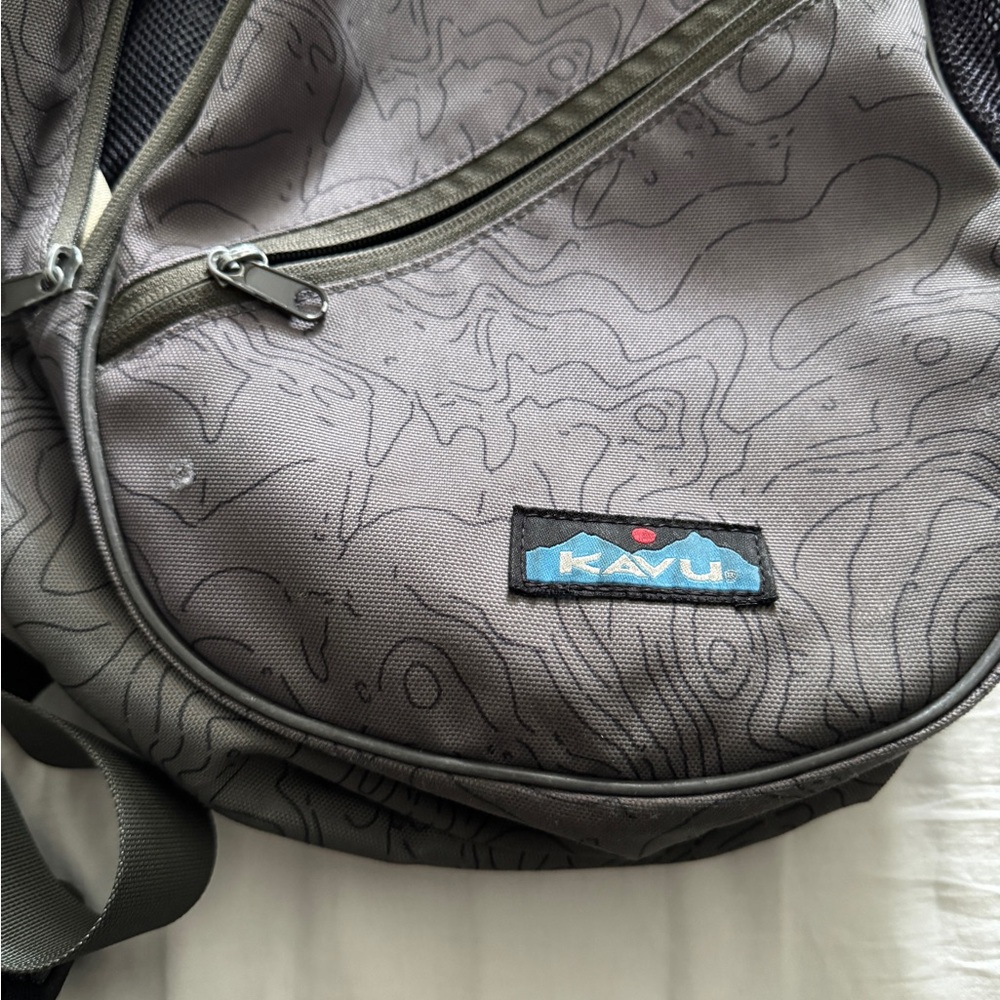 Well Loved Kavu Topo Design Sling Bag - Picture 9 of 9
